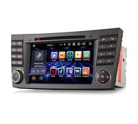 8-Kern 4GB+64GB 7 Zoll Android 14 Autoradio mit CD Player GPS Navi für Mercedes E-Klasse W211 CLS-Klasse W219 Bluetooth 5.0 Kabelloses CarPlay Android Auto WiFi 4G DSP DVB-T2 DAB+ USB RDS Canbus SWC