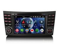 8 Kern 4GB 64GB Android 14 Autoradio 2din GPS Navigator DVD für Mercedes Benz E/CLS Klasse W211 W219 Unterstützung Carplay Android Auto 4G Radio DSP Bluetooth 5.0 WiFi Dab+ OBD2 SWC