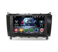 8-Kern 4GB RAM+ 64GB ROM 8 Zoll Android 16 Autoradio Bluetooth GPS Navi für Mercedes Benz CLK-Klasse W209 C209 A209 Unterstützt DAB+ Wireless CarPlay Android Auto DSP WiFi 4G FM A2DP RDS SWC Canbus