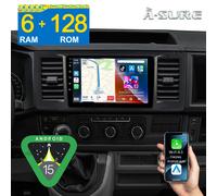 8-Kern 6+128GB Android 15 Autoradio Carplay Navi Für VW T6 Transporter Multivan