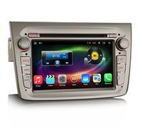 8 Kern Android 14 Autoradio mit Bildschirm für Alfa Romeo Mito Wireless Carplay Android Auto Bluetooth GPS Navigation WiFi 4G DAB+Canbus DSP DVD Radio 4+64GB