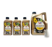 8 L Total Quartz Ineo First 0W-30 | passend für | PSA B71 2312 | PSA B71 2302 | 8 Liter | Motoröl | Motorenöl | mit Trichter | weitere Empfehlungen siehe Artikelbeschreibung