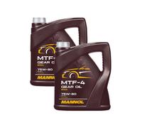8 Liter (2x4) MANNOL MTF-4 Getriebeöl API GL-4 75W-80 Getriebe Öl 75W80