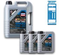 8 Liter Liqui Moly Motorenöl Motoröl Top Tec 4600 5W-30 Motorenoel Oil Ö 3756