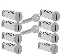 8 Schlösser 2 Schlüssel