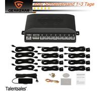 8 Sensoren LCD Einparkhilfe Vorne Hinteren Schwarz Parkhilfe PDC Nachrüsten