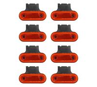 8 STK. Begrenzungsleuchten Seitenmarkierungsleuchten LED Neon Gelb Wohnmobil Anhänger LKW PKW E9 12-24V