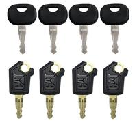 8 Stück Ersatz-Zündschlüssel 14603 Baumaschinenschlüssel für Minibagger Stapler Radlader, Hauptschlüssel Zündschlüssel 5P8500 für Caterpillar (CAT) Bagger LKW Planierraupe Skidsteers