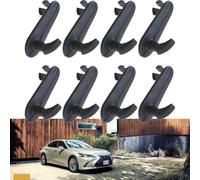 8 Stück Teppichboden Clips für Toyota und für lexus PZ410-99350-01, Schwarze Kunststoff Halterung Haken zur Befestigung der Fußmatte, Rutschfest Einfache Montage Innenraum Zubehör Ersatzteile
