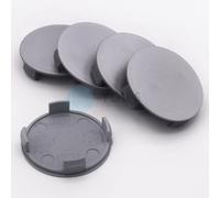 8 x Nabenkappen Nabendeckel Felgendeckel 56,0 - 54,0 mm - silber