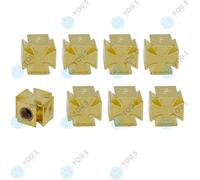 8 x YOU.S Ventilkappe Reifenventil Eisernes Kreuz Gold PKW LKW Motorrad Fahrrad