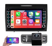 8 Zoll Auto Radio Carplay/Android Autospieler GPS Navi Autoradio Mit Tasten, WiFi-FM-RDS-SWC Canbus, Für Mercedes Benz MB SLK Klasse R171 SLK200 SLK200K SLK280 SLK300 SLK350 PASSION SLK55 (Mit Kamera)