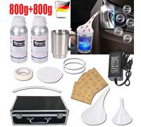 800g+800g Scheinwerfer Reparatur Set Aufbereitungsset Bedampfen AufbereitungSet