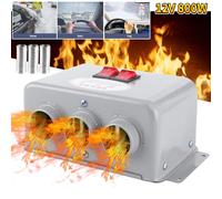 800W Auto Heizlüfter 12V Auto Zusatzheizung Scheibenenteiser Demister Ventilator [EEK: A+++]