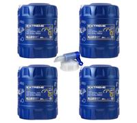 80L MANNOL Extreme 5W-40 API SN/CF Öl Motoröl MN7915-20 inkl. Auslaufhahn