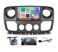 [8Cores 2G+64G] Hikity Autoradio Navi Für Renault Master 3 III Opel Movano B Nissan NV400 Android 15 10Zoll Touch Display mit FM RDS 32EQ 59UI Wireless Carplay Android Auto GPS WiFi Bluetooth MIC