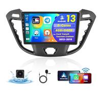 [8Cores 4G+64G] Hikity Autoradio Android 15 Für Ford Transit Tourneo Custom 2013-2019 9Zoll Touch Display Radio mit 1280 * 720 Pixel 32EQ FM RDS Wireless Carplay Android Auto GPS Navi Rückfahrkamera