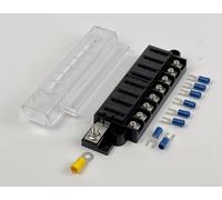 8fach Sicherungshalter Sicherungskasten Kompakt 12V/24V KFZ LKW Mit Kabelschuhe