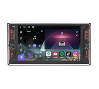 8GB+128GB Qualcomm 8 Kern Android 14 Autoradio Bluetooth Für Toyota Corolla RAV4 Prado Hilux Vios mit GPS Navigation Unterstützt CarPlay Android Auto DSP WiFi USB 4G SWC DAB+ AM/FM 7" IPS Touchscreen
