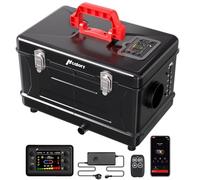 8kW Diesel Standheizung, Toolbox Compact 2S 220-240V AC & 12/24V DC, 0,12-0,36 l/h Tragbare Dieselheizung mit APP & Adapter, Adaptiver Plateau-Modus 5500m max,Leiser Betrieb ohne Ticken, 2025 Upgrade