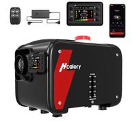 8kW Luft Dieselheizung, 12V/24V DC & 240V AC Diesel Standheizung 0,12-0,45 L/h mit APP & Adapter, 18% höhere Verbrennungseffizienz,10-Stufen-Temperaturregelung, Automatik-Start-Stopp für Auto,LKW,2025