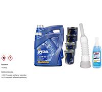 8L MANNOL 7512 Special Plus 10W-30 Premium Motoröl API SN ACEA A3/B3 Additiv