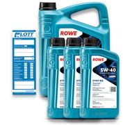 8L ROWE Motoröl Hightec Synt RSi 5W-40 MB 229.3 226.5 VW 502 00 505 00 Porsche 20068-0050-99
