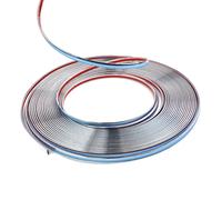 8mm 15mstock Chrom Auto Trkante Styling Zierleisten Leiste selbstklebend Band