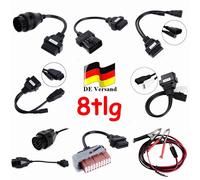 8tlg Auto Kabel Kit PKW OBD2 Diagnoseadapter Kabelset für Audi BMW Benz OPEL DHL