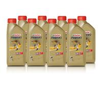 8x 1 L LITER CASTROL POWER 1 4T 20W-50 4-TAKT MOTORRAD-ÖL MOTOR-ÖL 32476950