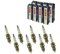 8x BOSCH Zündkerze passend für VW Golf 4 1.6 APF AEH Renault Twingo 1.2 D7F 700