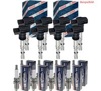 8x BOSCH Zündspule + BERU Zündkerze für Audi A5 Cabriolet 8F7 S5 quattro VW
