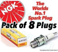 8x Neue Ngk Ersatz Zündkerzen - Teilenummer BP6EFS Lager-Nr. 3812 8er Pack