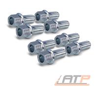 8x RADBOLZEN KUGELBUND M14x1,5x27 FÜR SKODA FABIA KAMIQ OCTAVIA ROOMSTER SCALA