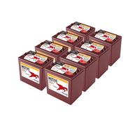 8x Trojan T-105 6V 207Ah Deep Cycle AGM Traktionsbatterie