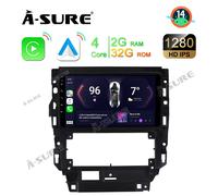 9" 2+32G Android 14 Autoradio Carplay GPS Navi für VW Bora Golf 4 MK4 1997-2003