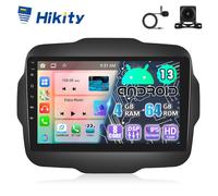 9" 4+64G 8Core Android 15 Autoradio Für Jeep Renegade GPS Navi WIFI RDS +Kamera