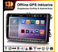9" 4+64GB Android 13 Autoradio GPS Für VW T5 Passat CC Golf 5/6 Polo Tiguan SEAT