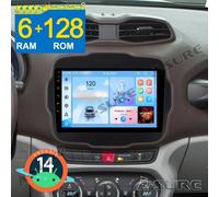 9" 6+128G 8Core Android 14 Autoradio Für Jeep Renegade GPS Navi WIFI RDS FM DAB+