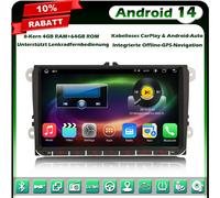 12.3" Autoradio Android 14 GPS DAB+CarPlay 64GB DSP IPS für BMW 7er F01 F02 CIC
