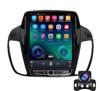 9,7 Zoll 2 DIN Autoradio Für Ford Kuga C-Max Und Escape 2013-2015 Mit Android 15 CarPlay Touchscreen GPS-Navigation Lenkradfernbedienung FM-Radio USB Bluetooth Lüfter Und Rückfahr(Color:8-Core 8+128G)