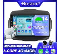 9'' Autoradio Für Jeep Renegade 2015-2020 GPS Android 14 Navigation DSP Car play