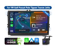 9" Autoradio Radio für VW Polo 9N 6R 9N3 Android 14 4+64 CarPlay GPS Touchscreen
