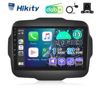 9" DAB+ 32GB Android 15 CarPlay Autoradio Für Jeep Renegade GPS Navi WIFI RDS BT