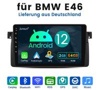 Octa Kern 6+128G Autoradio Carplay 4G GPS Navi BT WIFI Für BMW 3er E46 M3 1998