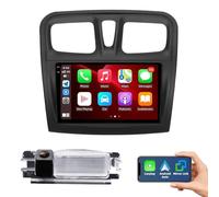 9'' Multimedia AHD GPS Navi Canbus RDS/FM SWC Radio Audio Stereo CarPlay IOS Android Kompatibel mit Renault Dacia Dokker Express Kasten Limousine KE/Duster/Lodgy/Logan MCV Kombi/Sandero B8/Stepway BS