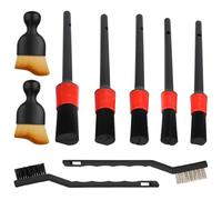 9 Stück Auto Detailingbürste, Auto Detailing Pinsel Set Auto Innenreinigung Weiche Bürste Ultrasoft Auto Detail Bürste Auto Detailing Pinsel für Auto Innenraum und Außenraum