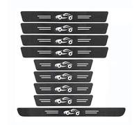 9 Stück Auto Einstiegsleisten Schutzfolie, für Ford Transit Custom 2012-2024 2025 Lackschutz Kohlefaser Aufkleber Kantenschutz Styling Tuning Zubehör