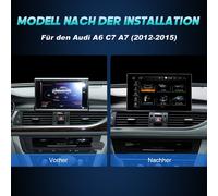 9" Wireless Android GPS Carplay Für Audi A7 A6 C7 HNR Auto Nachrüstung Kit 12-15