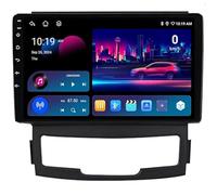 9 Zoll Android 14 Auto Stereo Für SsangYong Korando 3 2010-2013 Plug and Play Multi-Touchscreen GPS Navigation Unterstützt WiFi/USB/Spiegel Link/Rückfahrkamera/Lenkradsteuerung Player